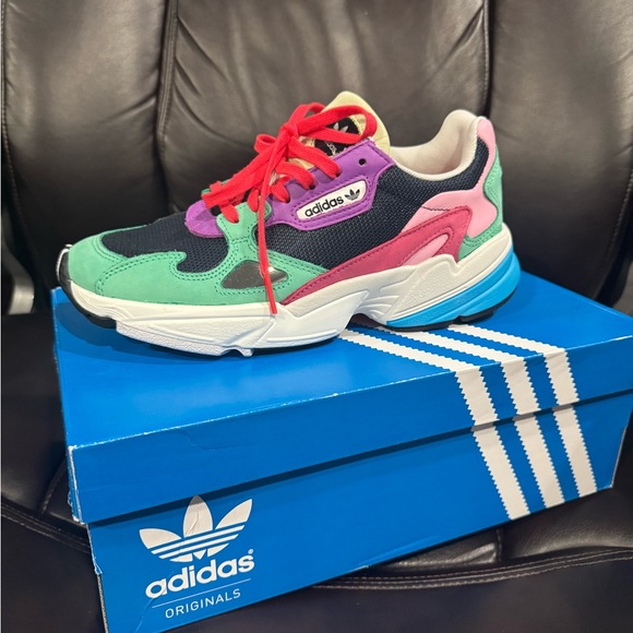 Adidas Falcon Multicolor Women 6.5 - Picture 5 of 5